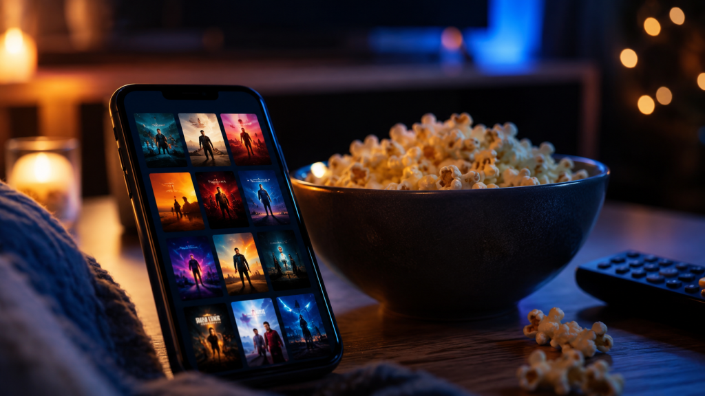 Pronto para a sessão de cinema?